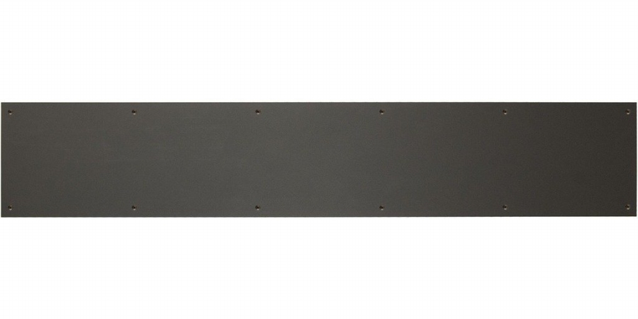 A09-p0640-db 6 X 40 In. Screw Mount Dark Bronze Aluminum Kick Plate
