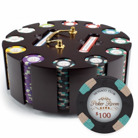 Cpmo-300c Claysmith Gaming Monaco Club Chip Set, Carousel - 300 Count