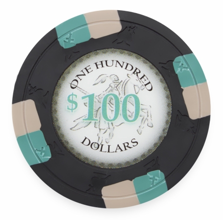 Cppk-$100*25 13.5 G Poker Knights, Dollar 100 - Roll Of 25