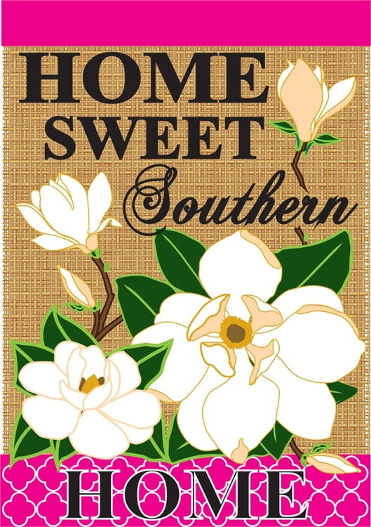 78 Sweet Home Southern Home Flag, Large