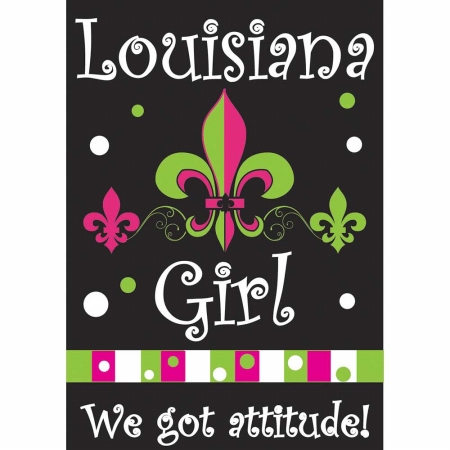 376 Louisiana Girl Flag, Large