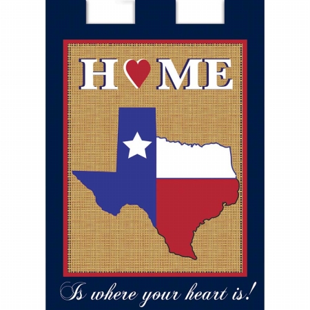 891 Texas Home Flag, Large