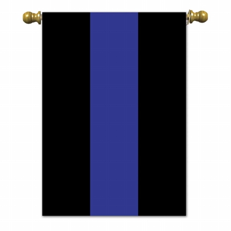 1766 Garden-thin Blue Line Police Support Outdoor Flag
