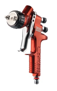 Devilbiss Dv703661 Uncupped Copper Gravity Feed Basecoat & Clearcoat Spray Gun - 1.3, 1.4, 7e7