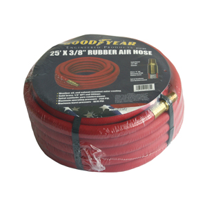Grip-on-tools Ga12185 25 Ft. X 0.38 In. Red Goodyear Air Hose