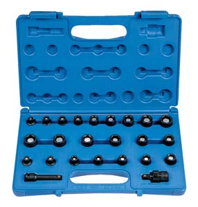 Grey Pneumatic Gy1224g 0.38 In. Drive 24 Piece Standard Sae Metric Magnetic Set