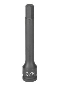 Grey Pneumatic Gy19084f 0.38 In. Drive X 0.25 In. X 4 In. Length Hex Driver
