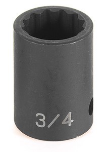 Grey Pneumatic Gy4146m 1 In. Drive X 46 Mm Standard 12 Point Socket