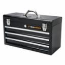 83151 3 Drawer Steel Tool Box, Black - 20 In.