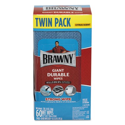 UPC 042000330718 product image for Georgia-Pacific GPC33071 Brawny Giant Durable Disinfecting Wipes Blue - 5 x 3.62 | upcitemdb.com