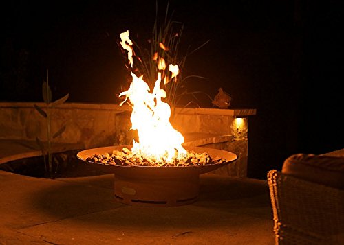Asia-fpa-mls120-lp-aweis 36 In. Asia Electronic Fire Pit, Liquid Propane