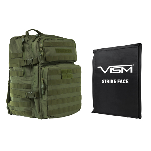 Bscbag2974-a Assault Backpack With One 11 X 14 In. Square Panels, Green