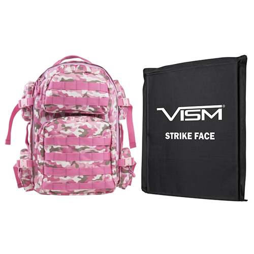 Bscbpc2911-a Tactical Backpack With One 10 X 12 In. Square Panels, Pink Camo