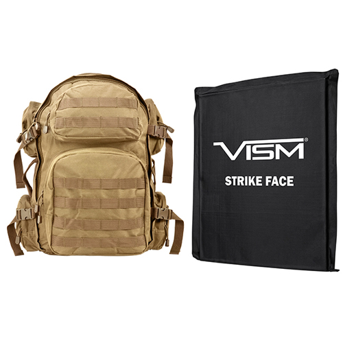 Bscbt2911-a Tactical Backpack With One 10 X 12 In. Square Panels, Tan