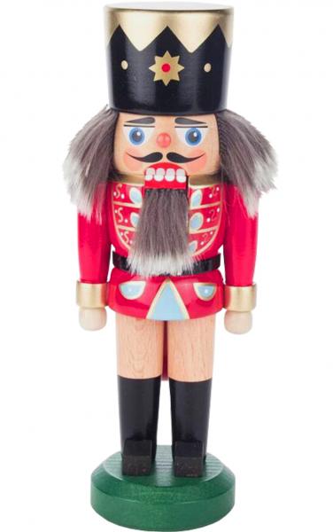 020-007-1 Dregeno Nutcracker - Red Soldier With Two Tone Hair