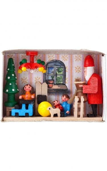 028-107 Dregeno Matchbox - Santa Claus In Workshop With Toys