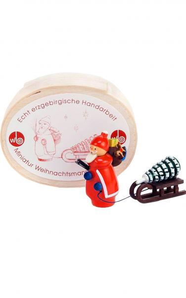070-044 Dregeno Chip Box - Santa Claus Pulling A Sleigh With Small Tree