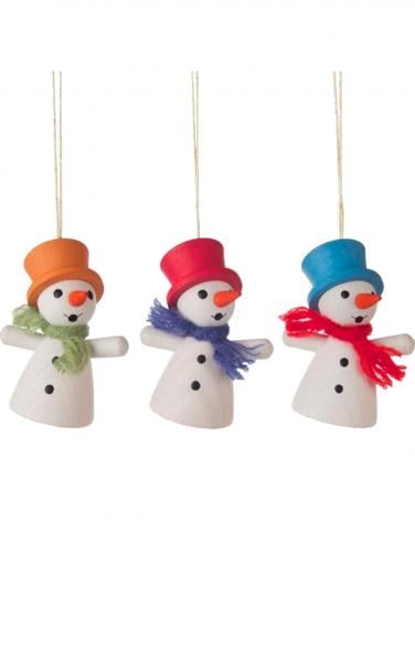 199-391 Dregeno Ornament - Assorted Snowmen, Set Of 3