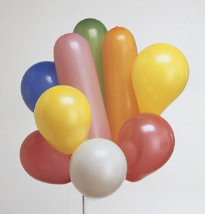 Latex Balloons - Assorted Color - Round