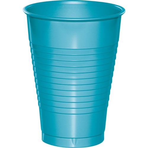 16 oz Plastic Cups - Blue - 20 per Case - Case of 12