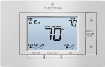 1f85u-22pr Emerson 80 Series Universal Programmable Thermostat 5 In. Display 2 Heat / 2 Cool