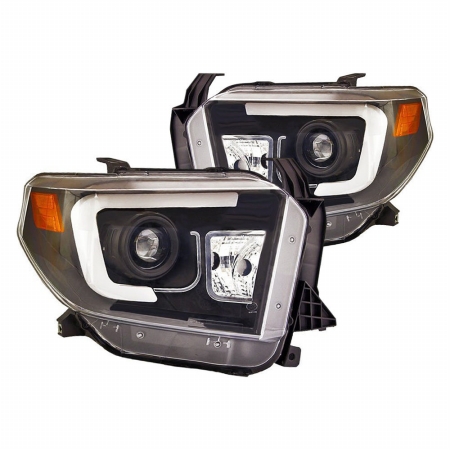 Yangson Cws-2039b2 Black Projector Head Lamps With Rings For 2014 To 2016 Toyota Tundra