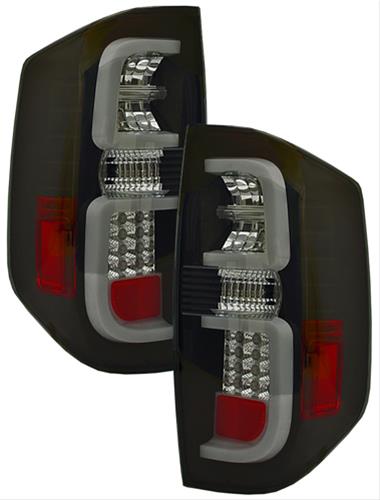 Yangson Ledt-2039bs2 4 Piece Black Smoke Led Tail Lamps For 2014 To 2016 Toyota Tundra