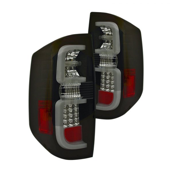Yangson Ledt-2039s2 4 Piece Platinum Smoke Led Tail Lamps For 2014 To 2016 Toyota Tundra