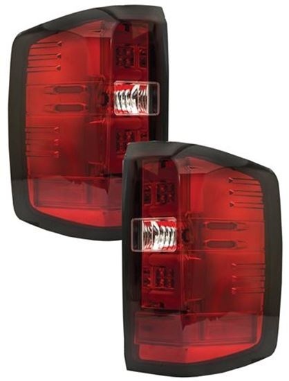 Yangson Ledt-3044r2 Ruby Red Led Tail Lamps For 2014 To 2016 Chevrolet Silverado