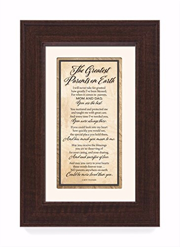 James Lawrence 70752 Traditions - Greatest Parents On Earth Frame Art