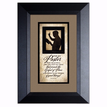 James Lawrence 70758 Silhouettes - For My Pastor Frame Art