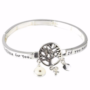 James Lawrence 201335 Bracelet - Eden Merry - Tree Of Life Stretchable, 8 In.