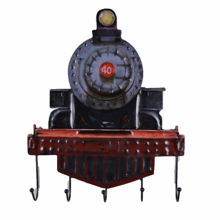C239-124139 2.8 X 19.7 X 23.6 In. Rustic Rail Engine Wall Hook