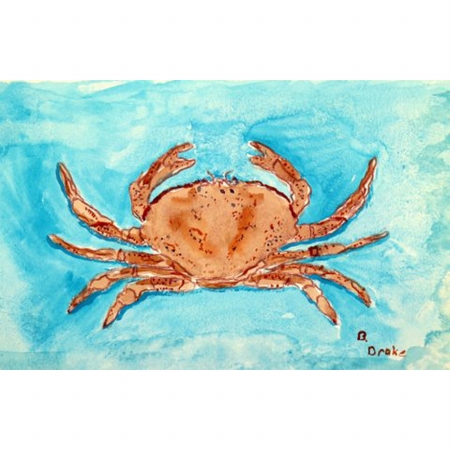 Dm355 Red Crab Door Mat, Small