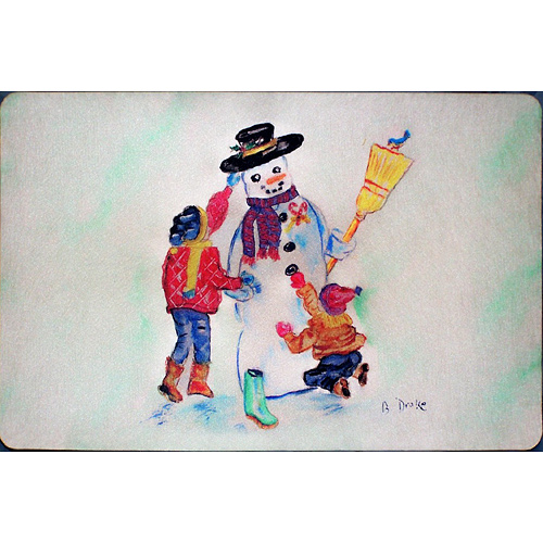 Dm903g Snowman Door Mat, Large