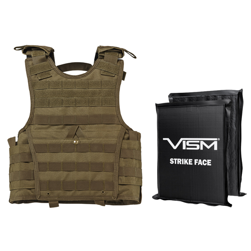 Small Vism Expert Plate Carrier Vest, Tan