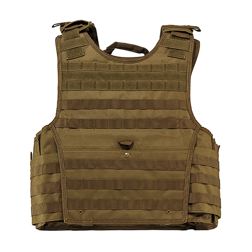 Large Vism Expert Plate Carrier Vest, Tan - Case of 6