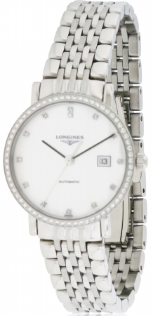 Elegant Collection Stainless Steel Automatic Ladies Watch L43100876