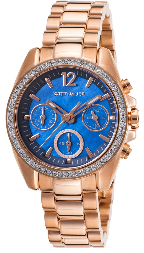 Wittnauer Lucy Chronograph Rose Gold-Tone Ladies Watch