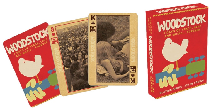 Scy 143376 Woodstock Single Deck Playing Cards