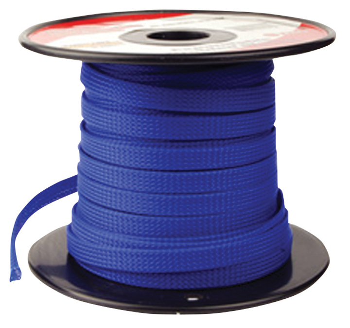 Scy Isbr6m100bl 0.25 In. Pipemans Expandable Braided Sleeve Blue
