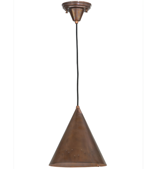 152273 10 In. Cone Rivet Constellation Pendant, Vintage Copper