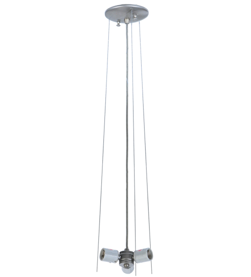 UPC 705696000036 product image for 104015 5 in. Brushed Nickel 3 Light Adjustable Pendant Hardware | upcitemdb.com