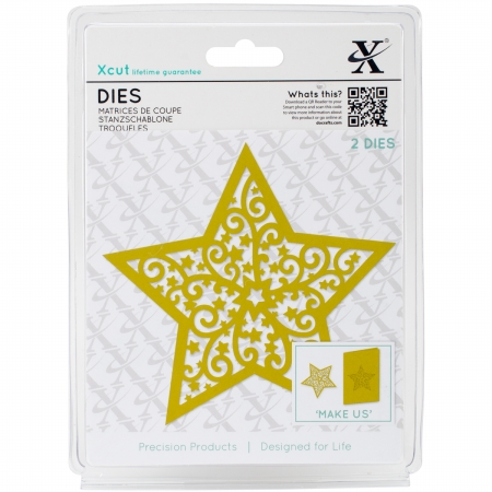 Docrafts XC504043 Filigree Christmas Star Xcut Decorative Die Docrafts XC504043 Filigree Christmas Star Xcut Decorative Die
