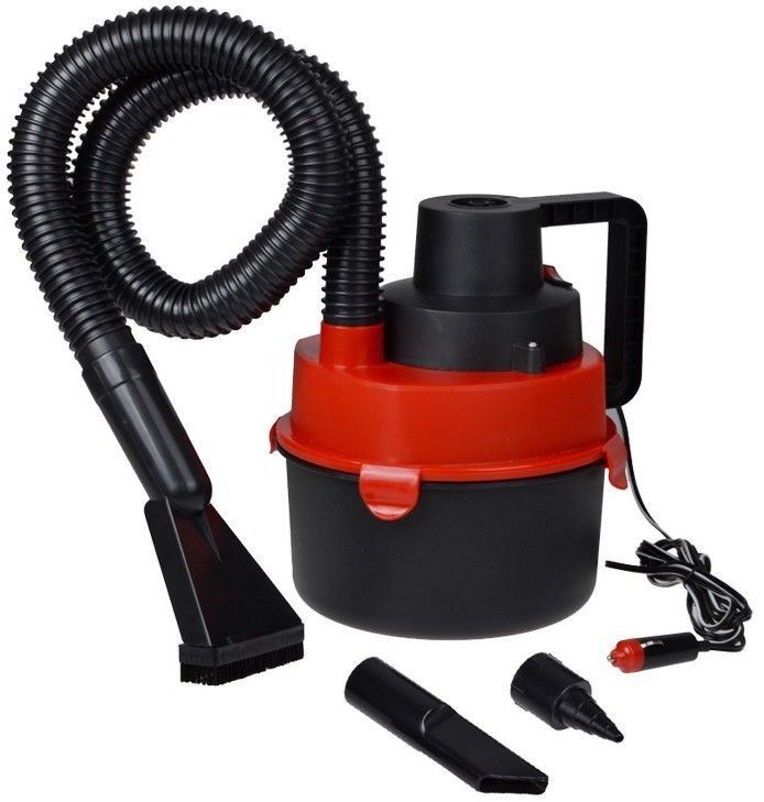 Cb16159 Auto Car Vacuum Cleaner Portable Wet & Dry Dc 12 Volt Mini High Power, Red