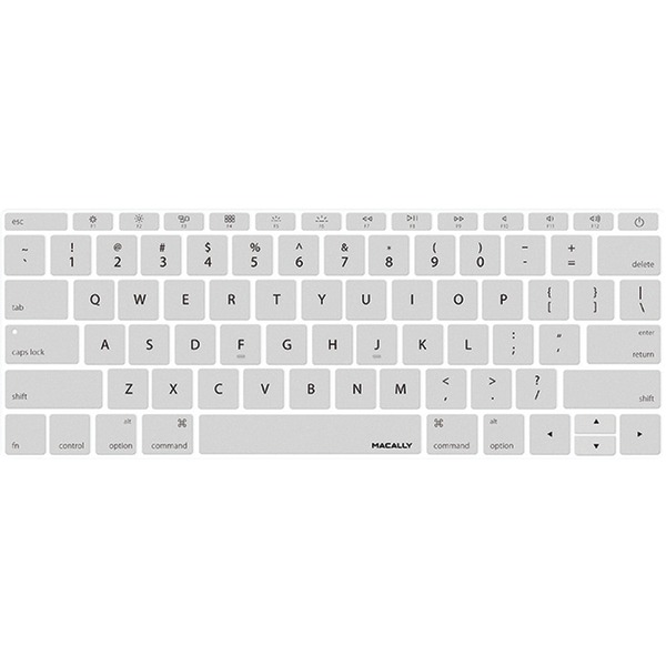 Macally KBGUARDMBSL MacBook 2015 Edition Keyboard Protector Silver - 12 in. Macally KBGUARDMBSL MacBook 2015 Edition Keyboard Protector Silver - 12 in.