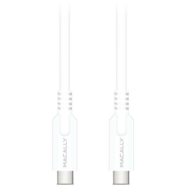 Macally UC3UC3 MacBook 2015 Edition 3.1 USB-C to USB-C Charge & Sync Cable White - 12 in. & 3 ft. Macally UC3UC3 MacBook 2015 Edition 3.1 USB-C to USB-C Charge & Sync Cable White - 12 in. & 3 ft.