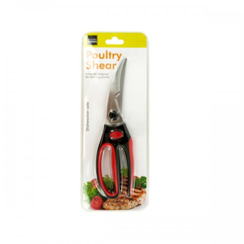 Of559 Poultry Shears - Black, Red, Silver