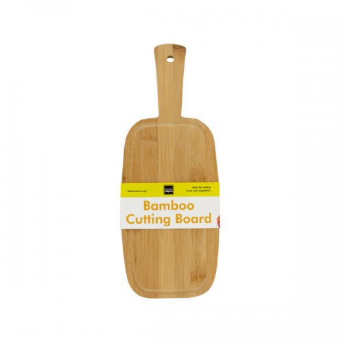 Of978 Paddle Style Bamboo Cutting Board, Brown - Small