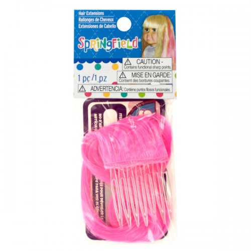 Os491 Springfield Doll Hair Extension, Hot Pink